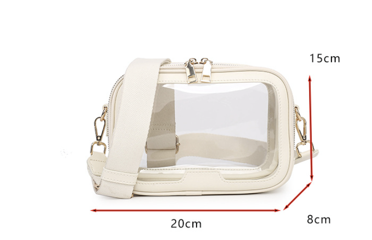 Clear Window Stadium Crossbody Bag