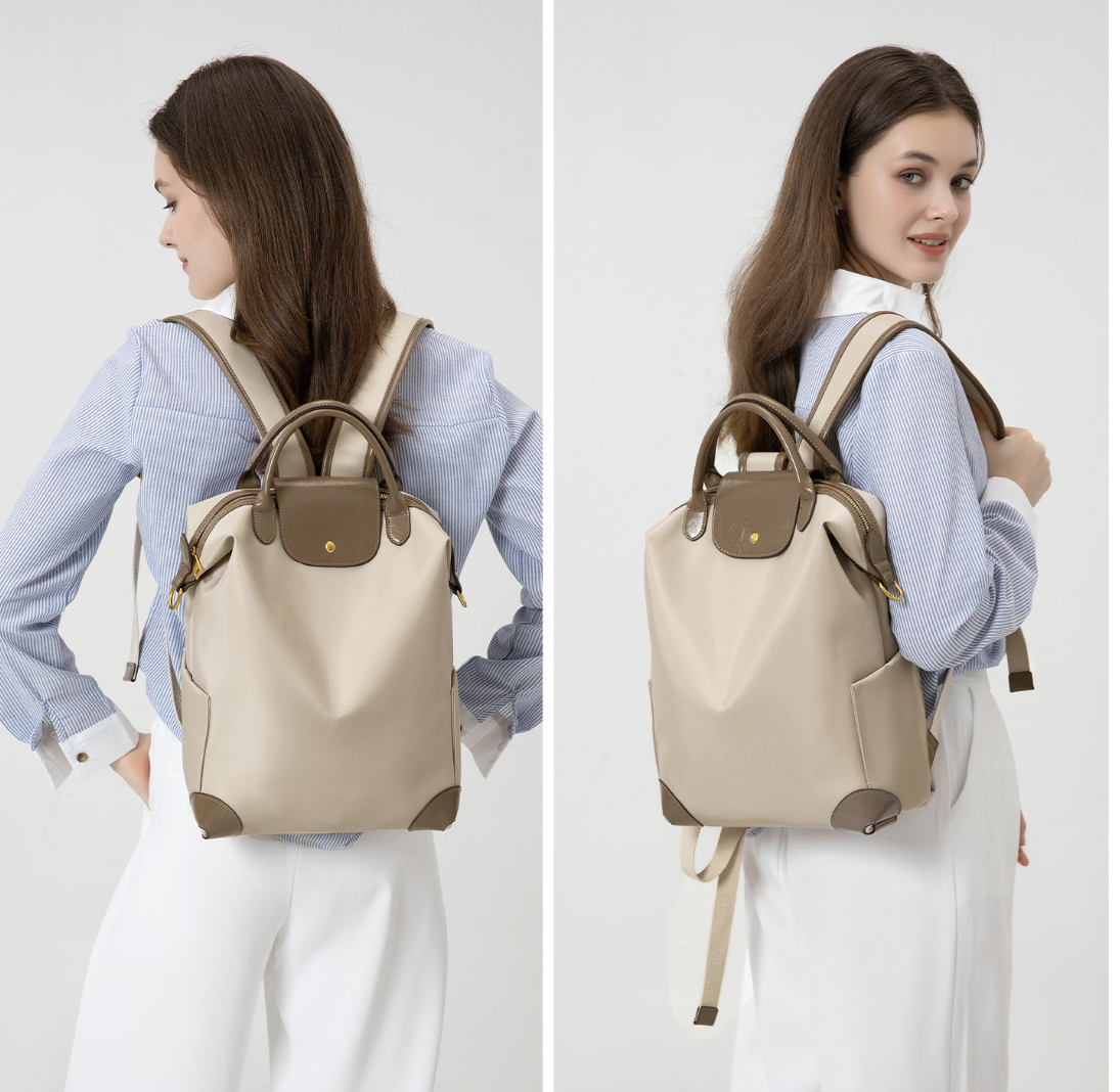 Waterproof Nylon Convertible Travel Backpack Purse