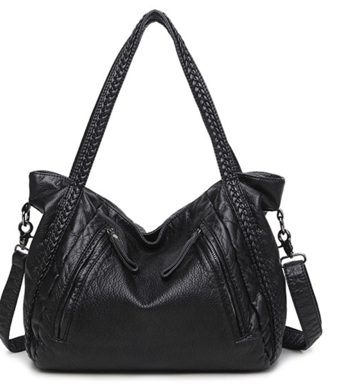 Large Capacity Shoulder Bag with Adjustable Crossbody Strap