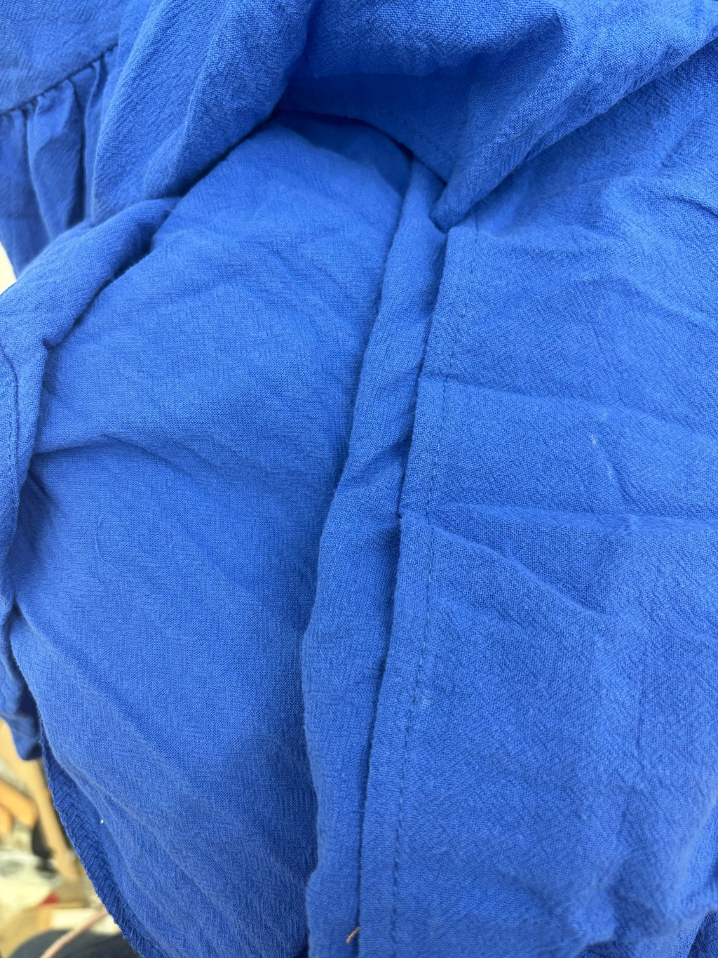 Solid Smocked Maxi Dress