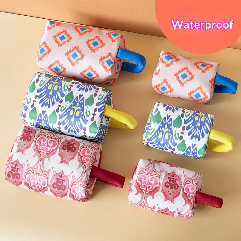 2026 Original Ethnic Pattern Handheld Makeup Waterproof Clutch Pouch