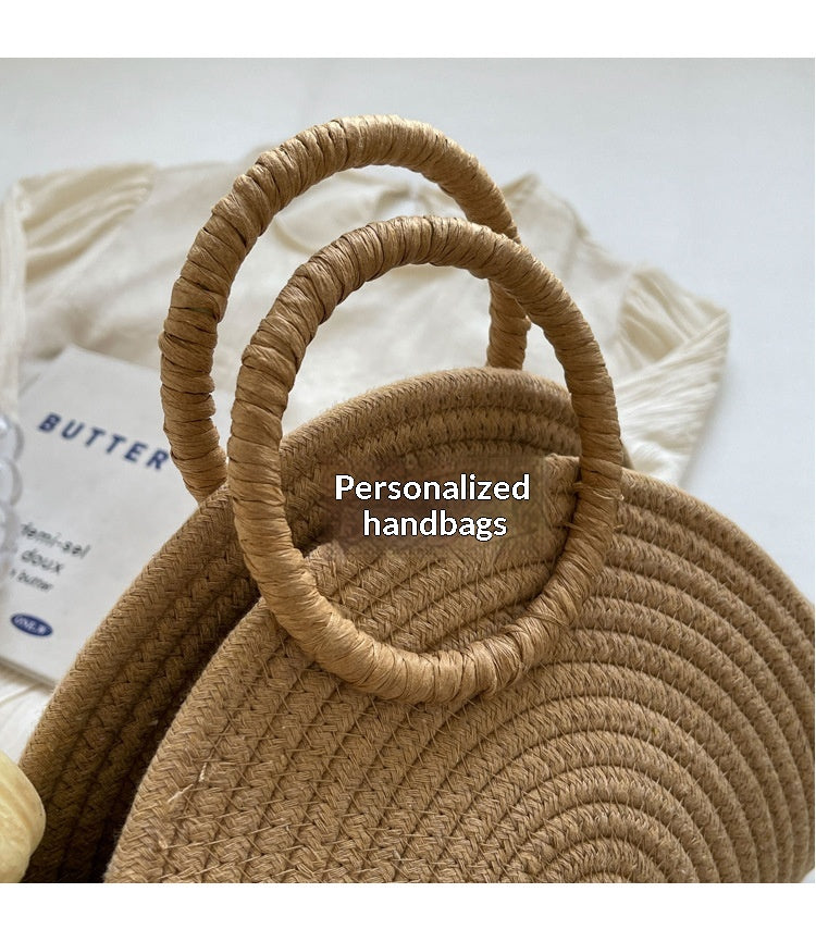 Women Woven Straw Large 2026 New Fashion Spring Shoulder Beach Shell Bag