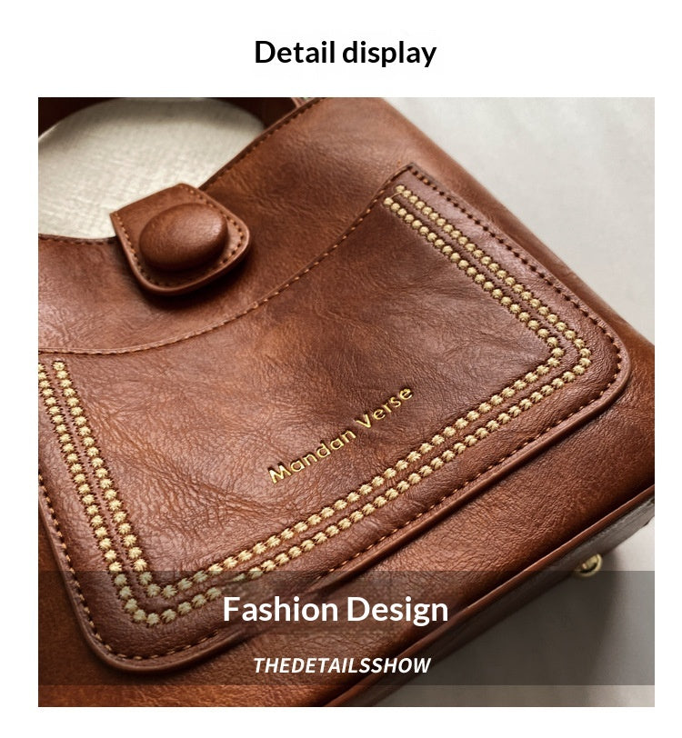 Women Vintage Premium New Fashion Shoulder Crossbody Handheld Bucket Bag