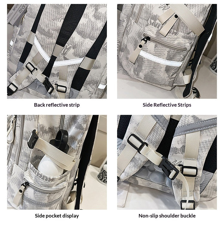 Unisex Durable Large College Travel Backpack