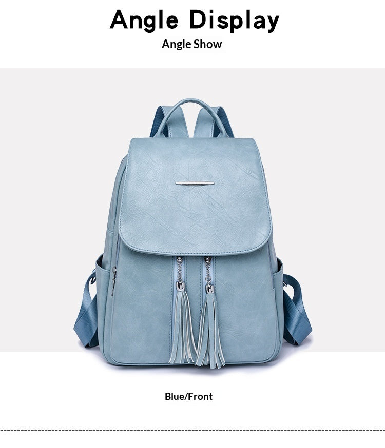 Women Fall Vintage PU Backpack
