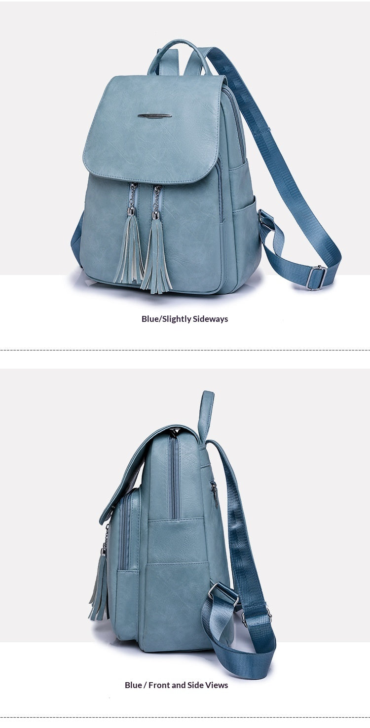 Women Fall Vintage PU Backpack