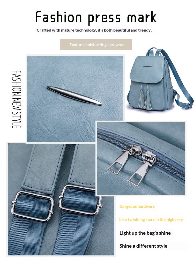 Women Fall Vintage PU Backpack