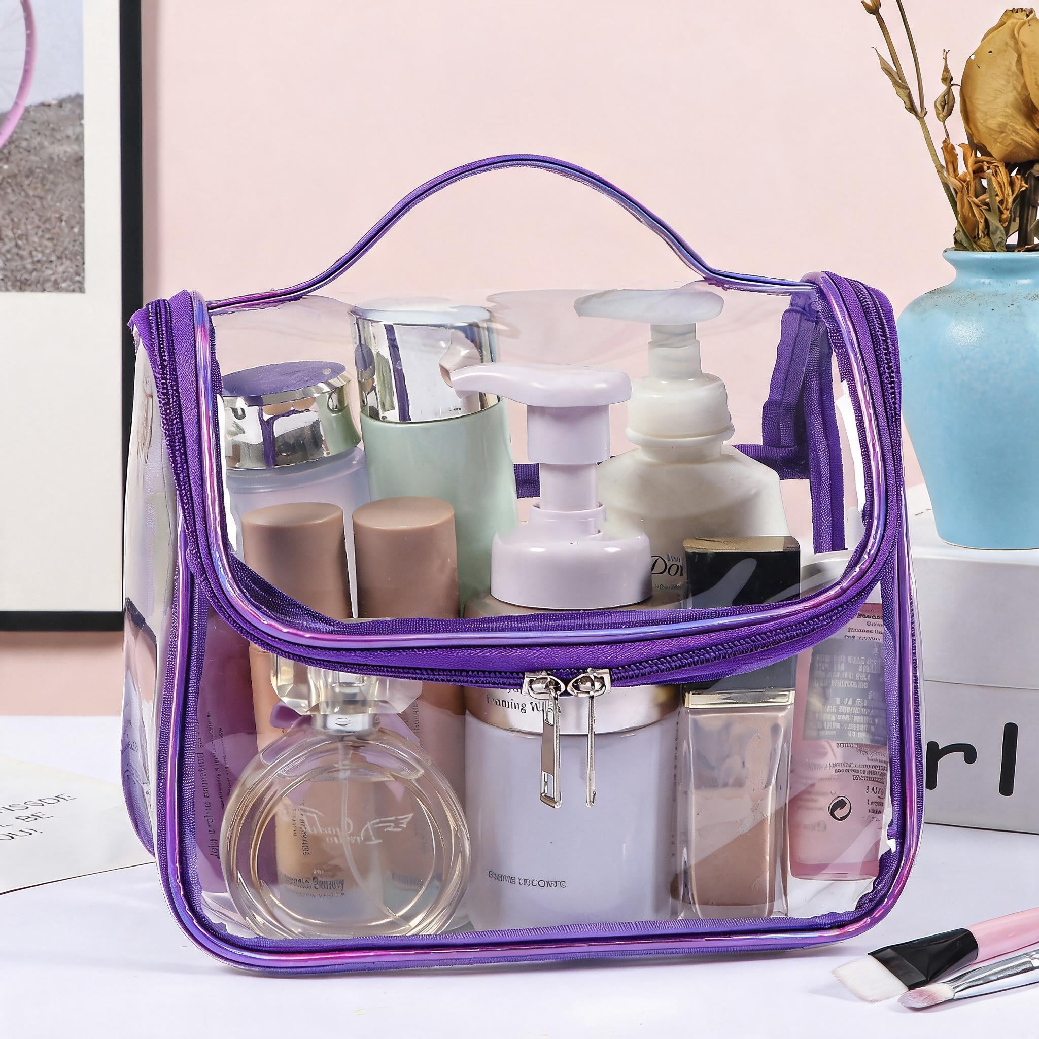 Transparent PVC Waterproof Travel Toiletry Bag