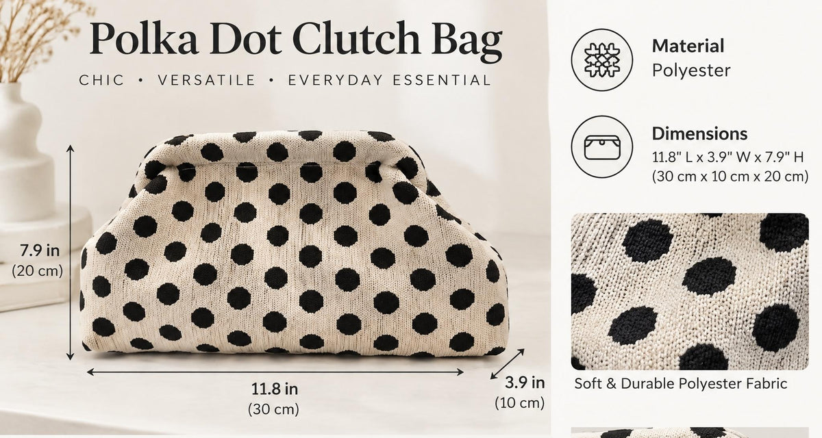 Assorted Geometric Patterns Soft Knit Clutch Bag