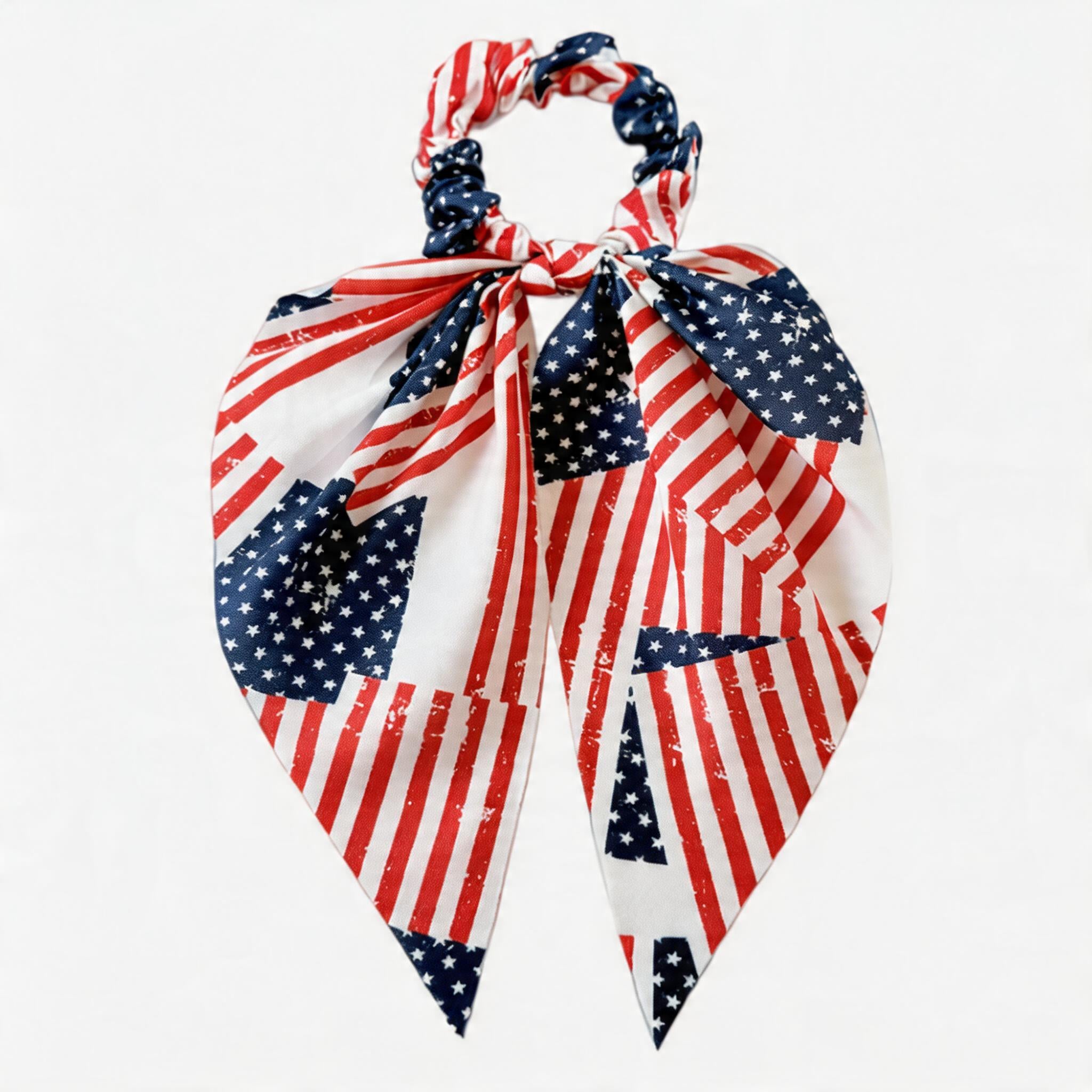 Independence Day American Flag Hair Accessories Set