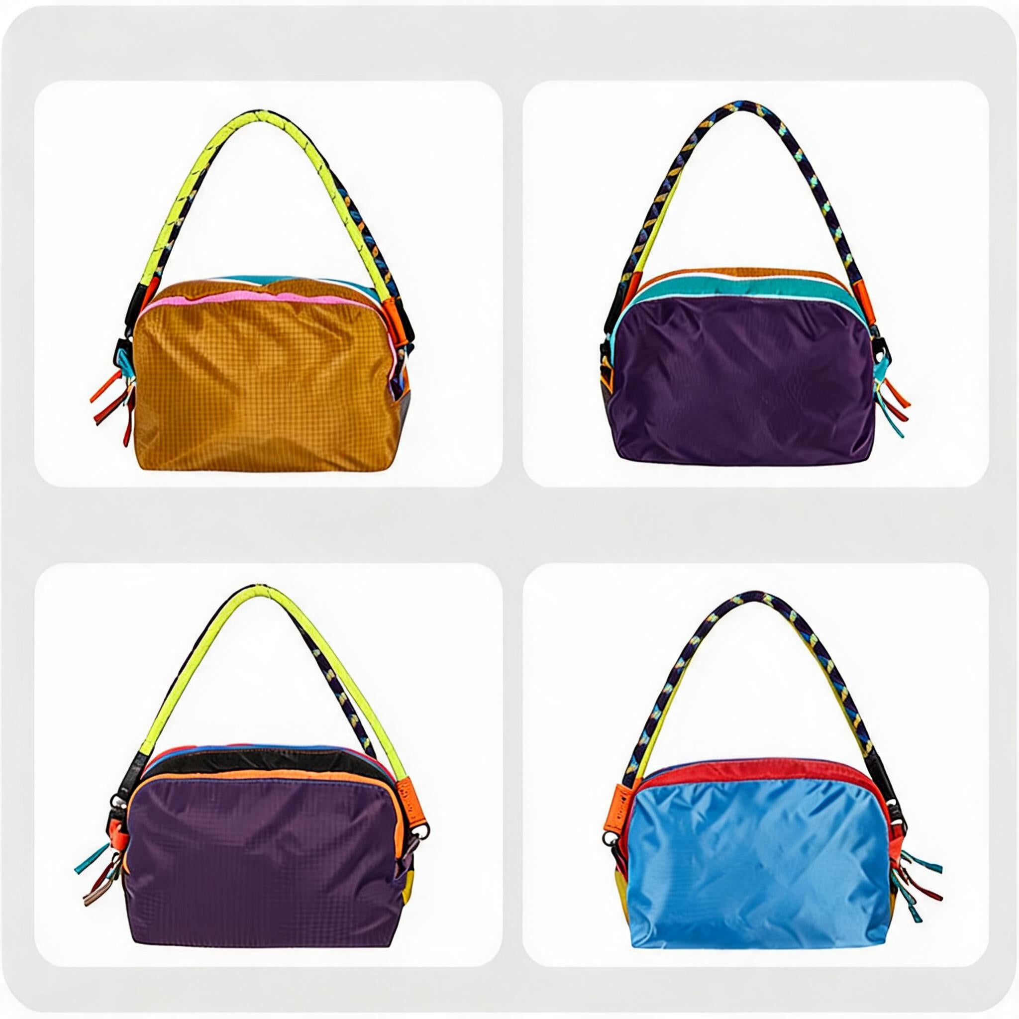 Embroidered Alpaca Dopamine Crossbody Cosmetic Bag