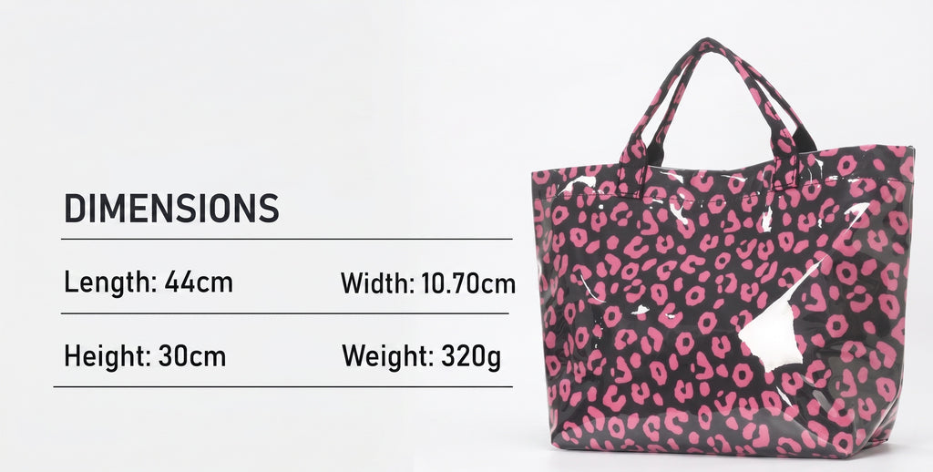 Leopard Print Large Tote Bag