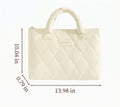 Waterproof Soft Quilted Padded Laptop Sleeve with Handles