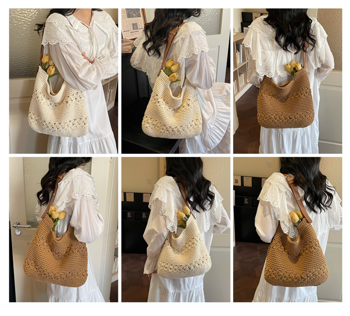 Women Bohemian Tassel 2026 New Ethnic Woven Beach Crossbody Phone Bag