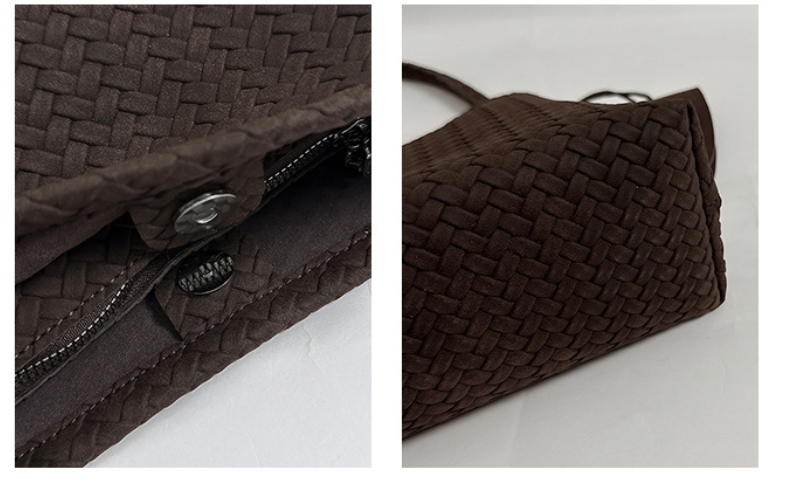 Textured Woven Shoulder Bag for Versatile Everyday Styling