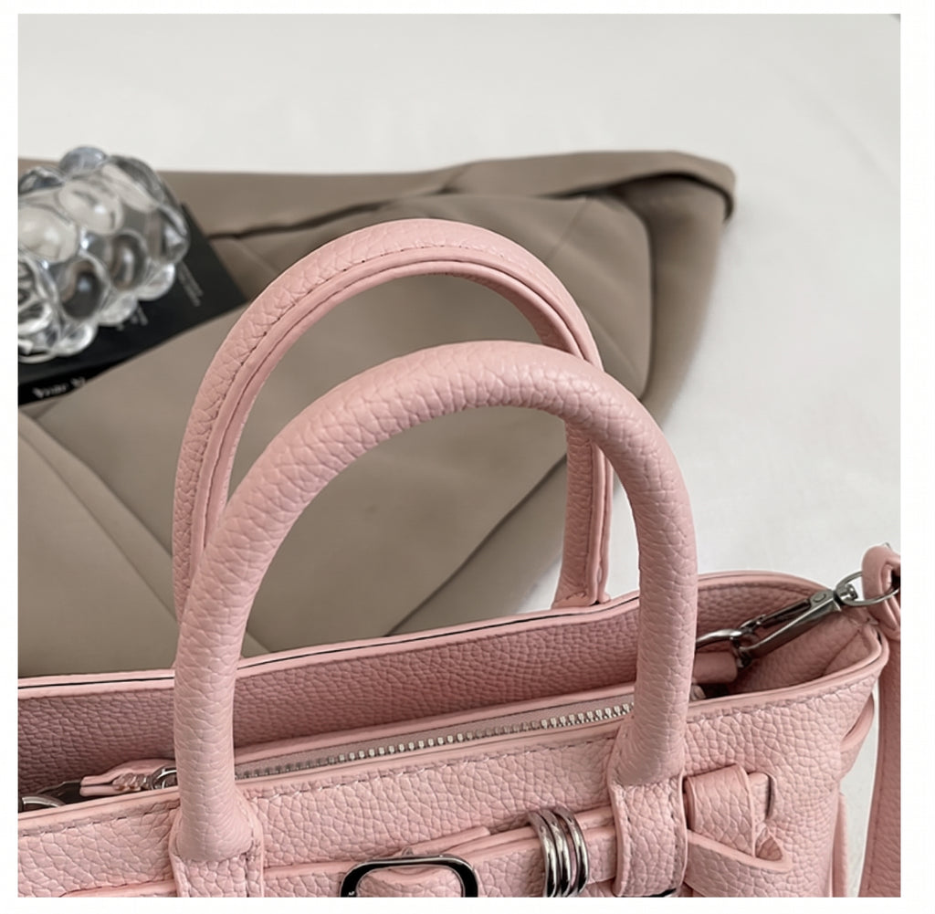 Sweet Mini Tote Bag with Belt Detail