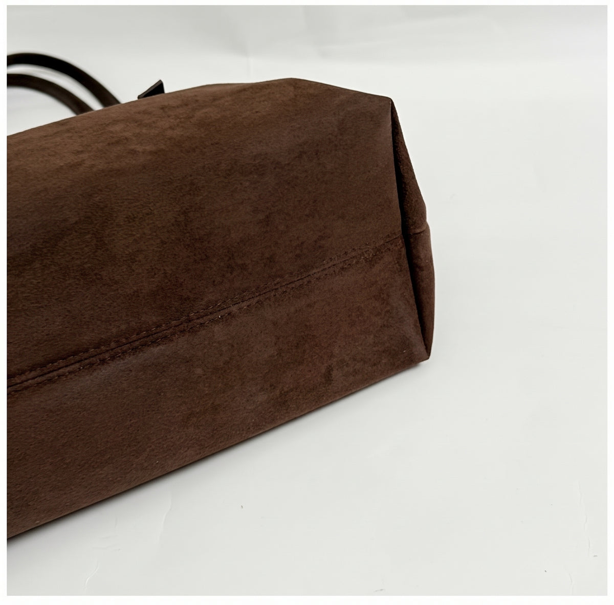 Studded Suede Tote with Adjustable Shoulder Straps