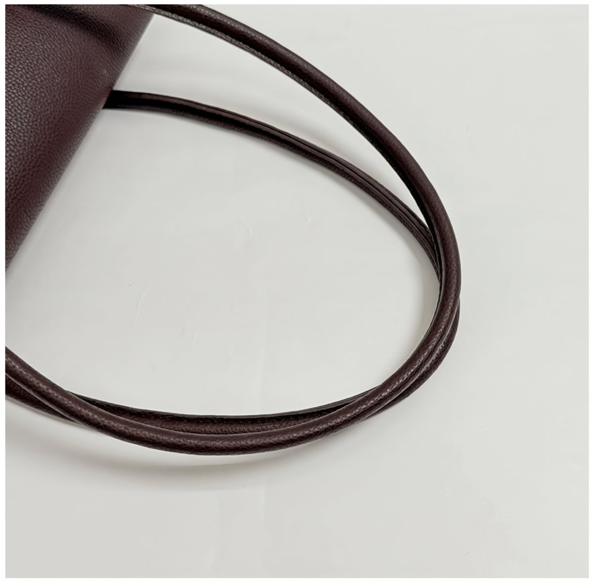 Structured East-West Shoulder Bag with Polished Clasp