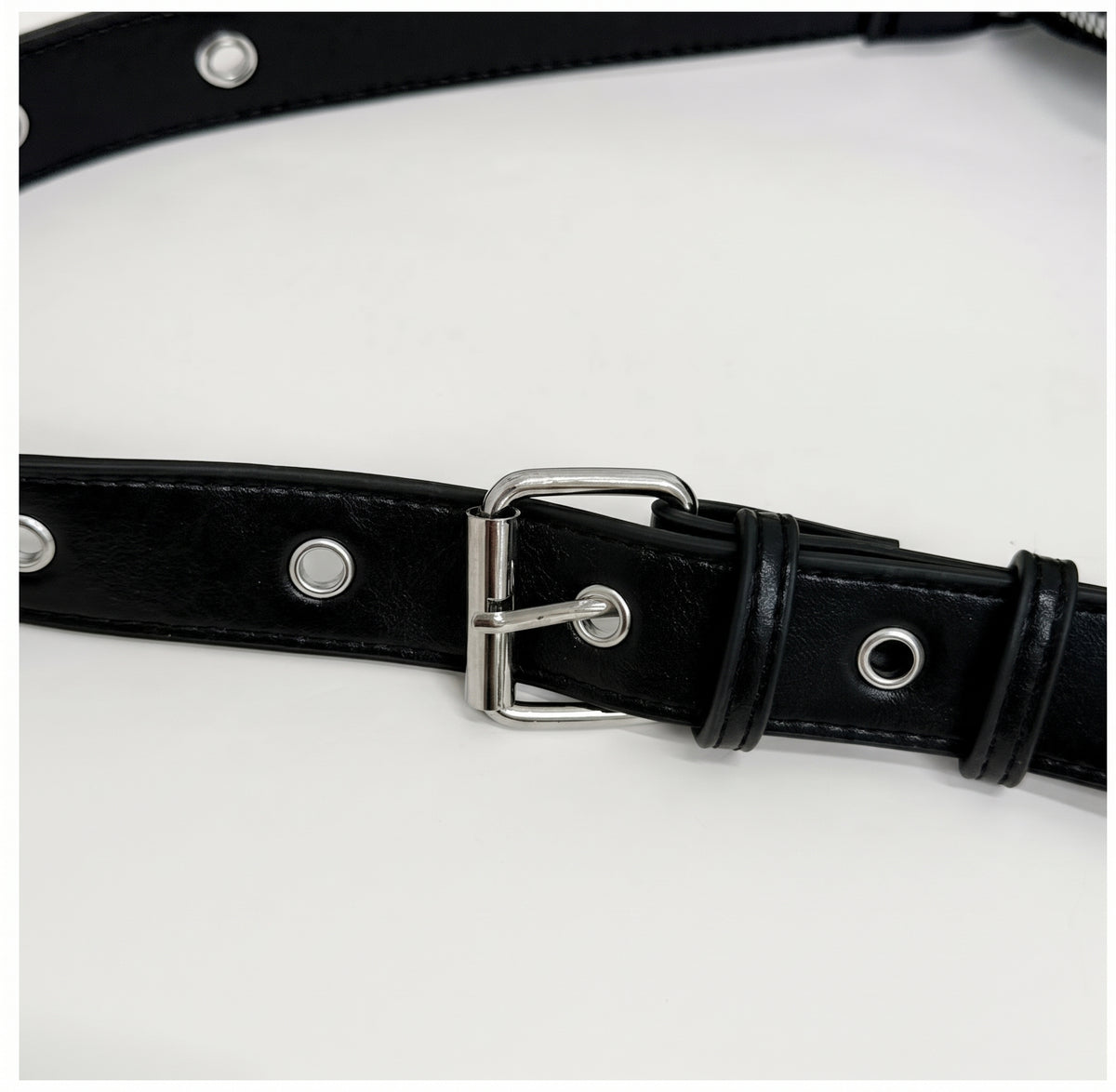 Vintage Studded PU Hobo Shoulder Bag