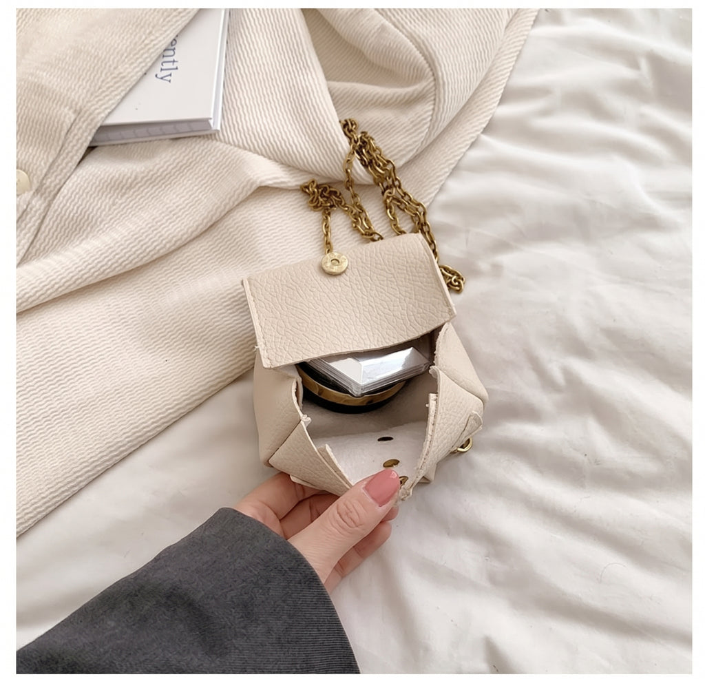 Jacket-Shaped Mini PU Leather Crossbody Bag