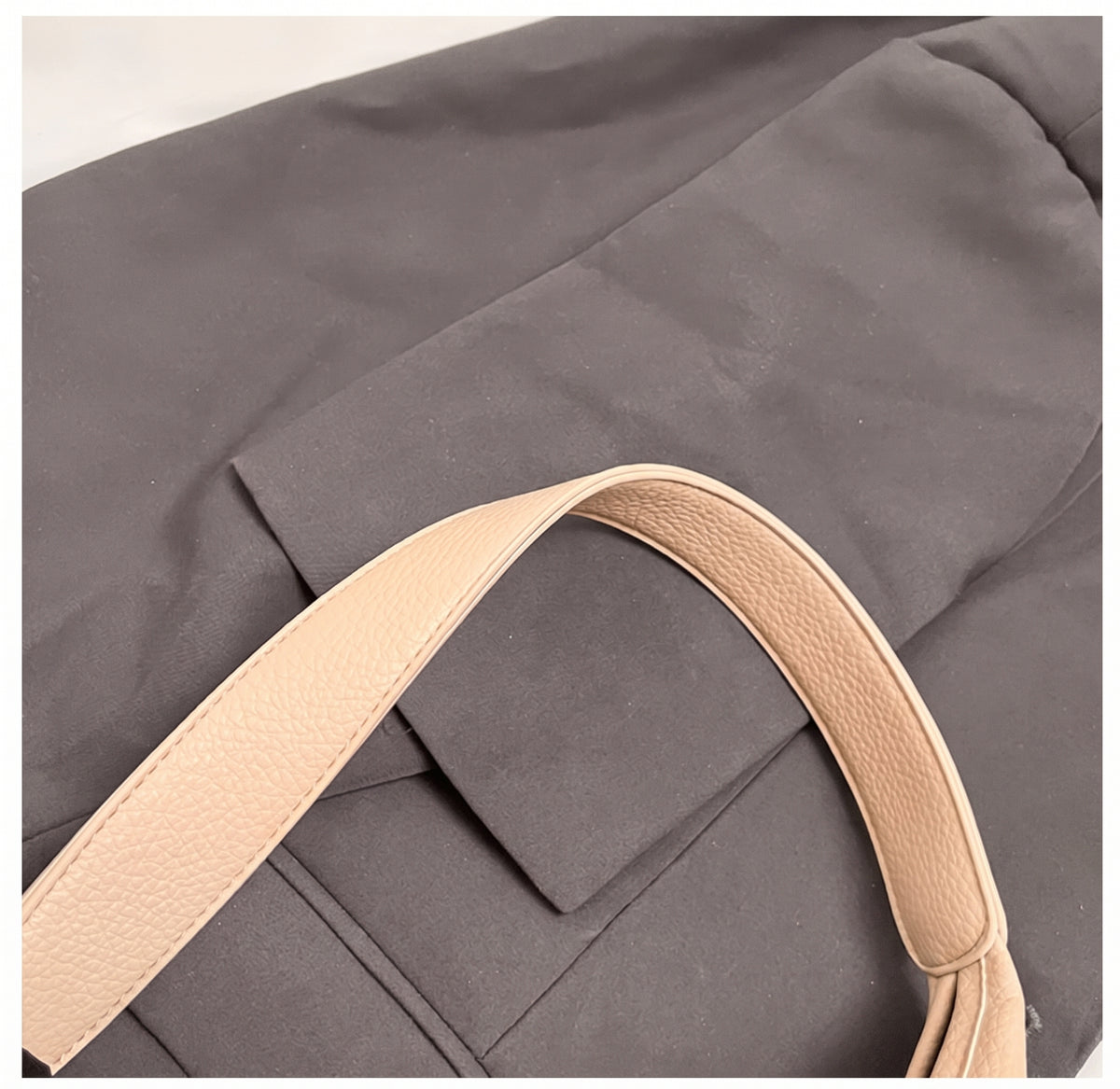 Minimalist Soft PU Leather Shoulder Tote Bag