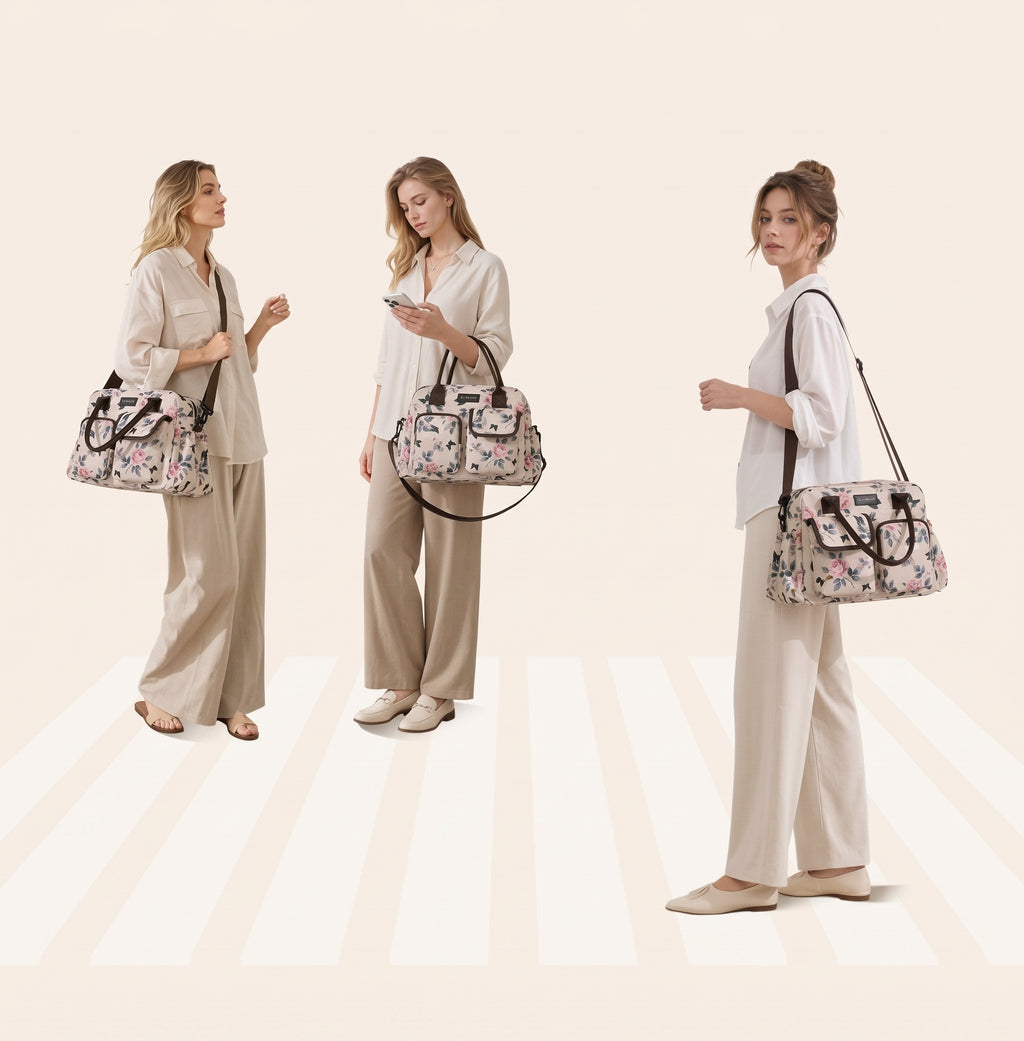 Waterproof Insulated Double Pocket Lunch Tote Bag