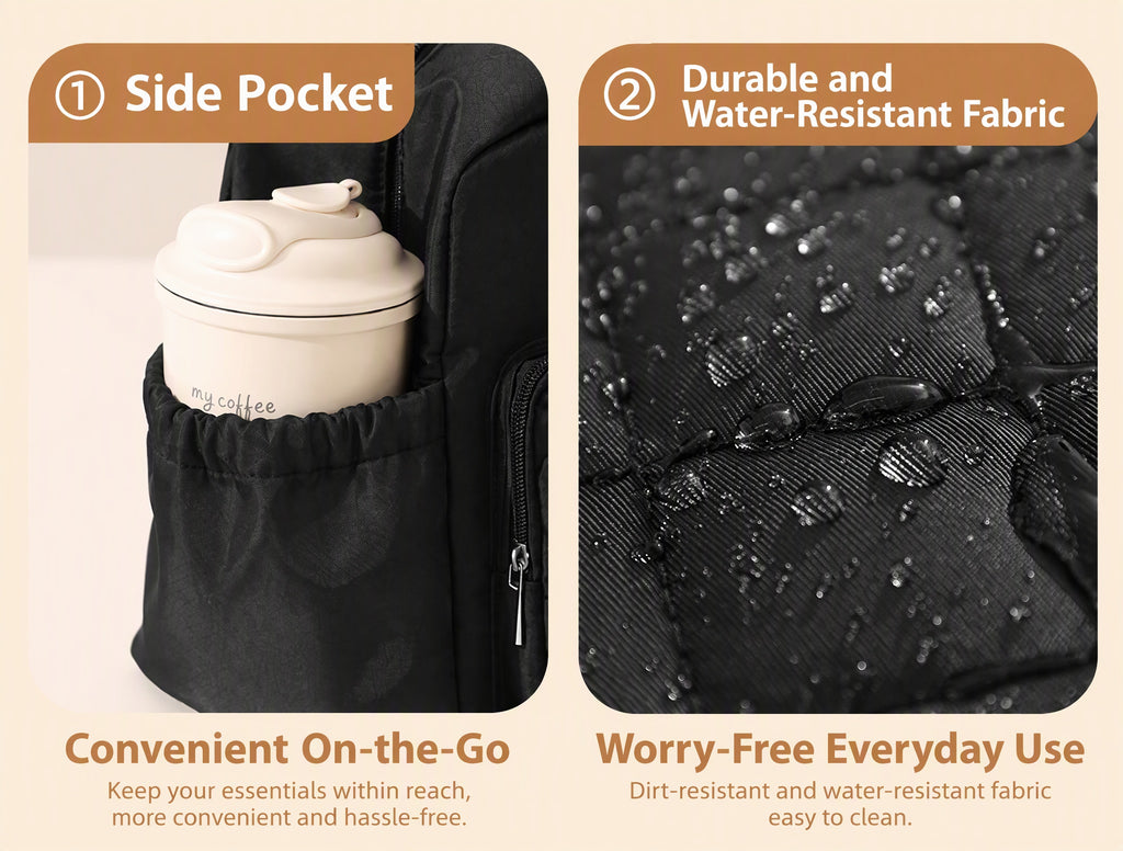 Waterproof Insulated Double Pocket Lunch Tote Bag