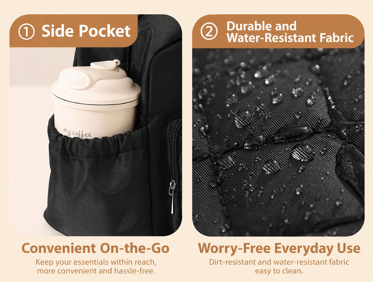 Waterproof Insulated Double Pocket Lunch Tote Bag