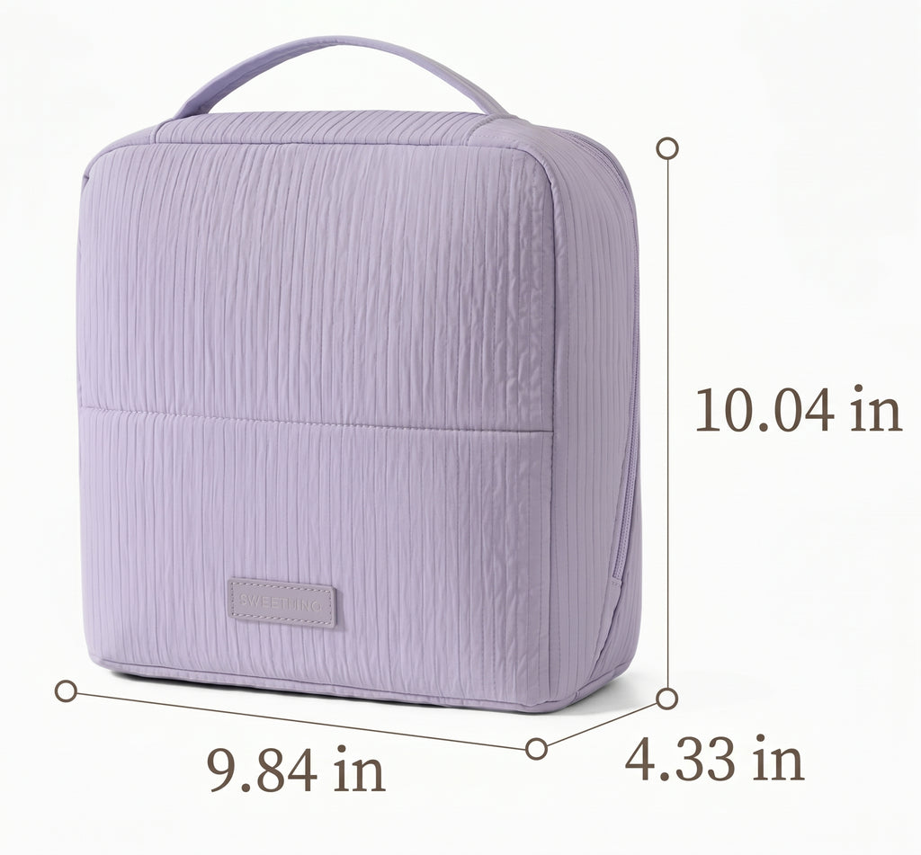 Waterproof Large Capacity Makeup Organizer Bag with Mirror