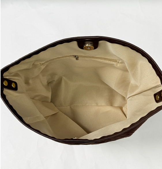 Vintage Faux Suede Slouchy Hobo Shoulder Bag with Crossbody Strap