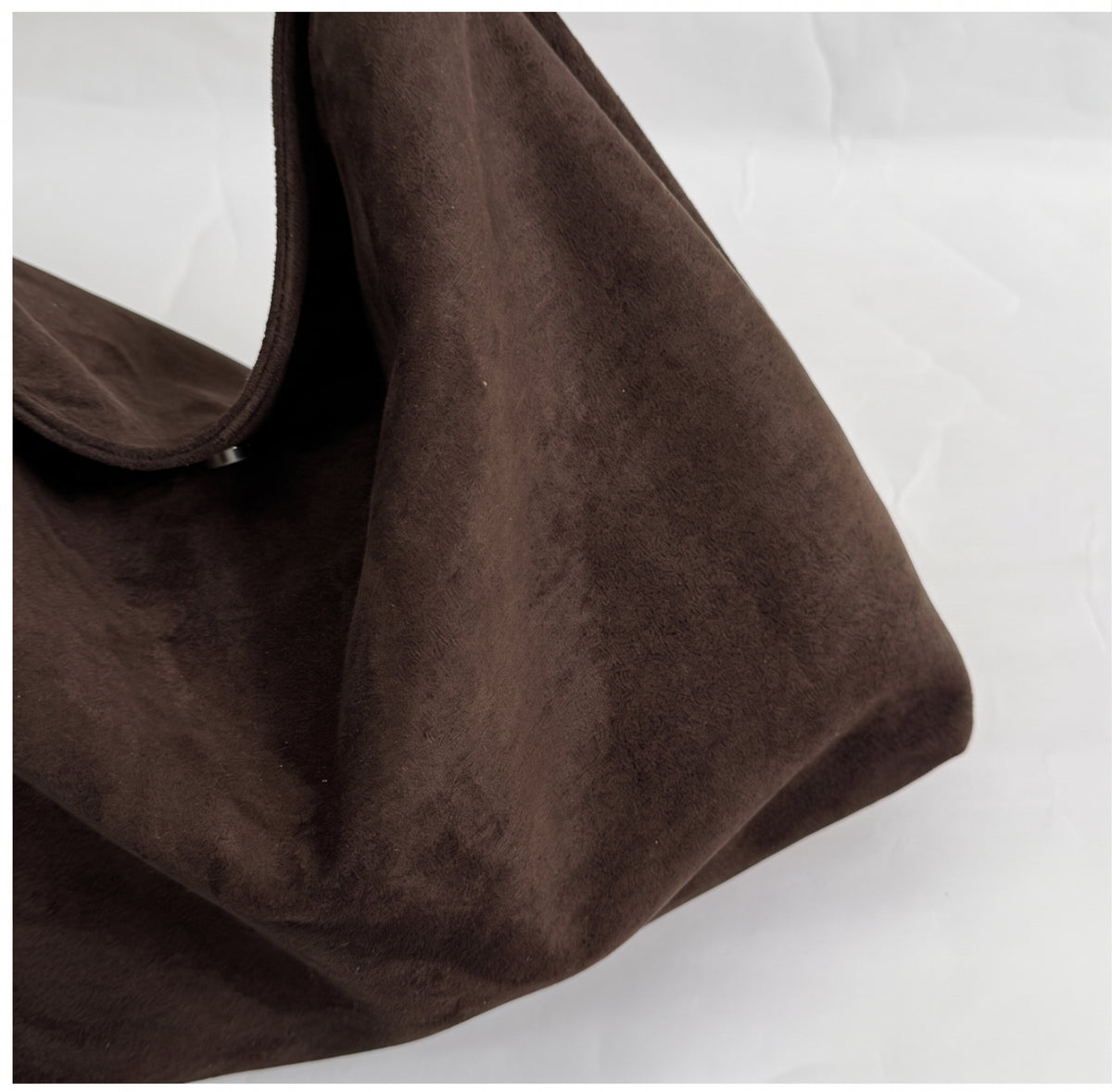 Minimalist Faux Suede Shoulder Bag for Fall