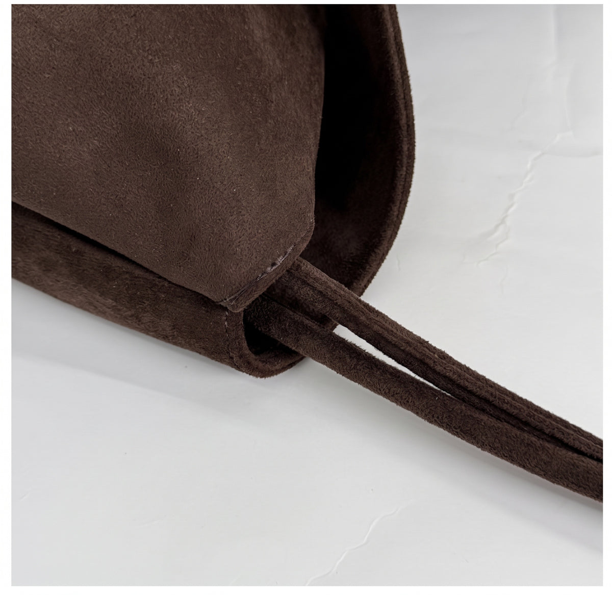 Minimalist Faux Suede Shoulder Bag for Fall