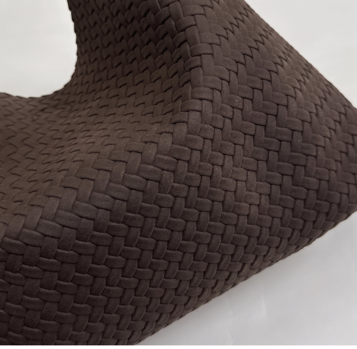 Soft Woven Shoulder Bag with Adjustable Strap and Removable Pouch