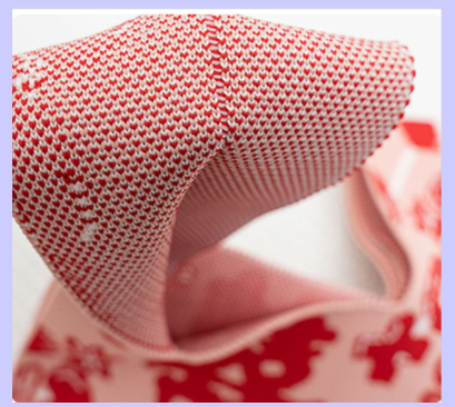 Soft Knitted Christmas Gift Bag