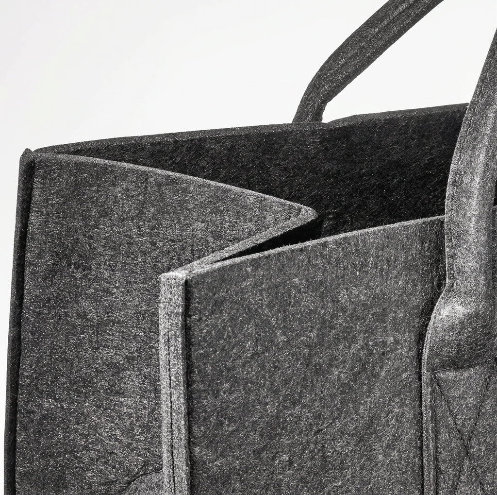 Customizable Structured Felt Reinforced Double Handles Tote