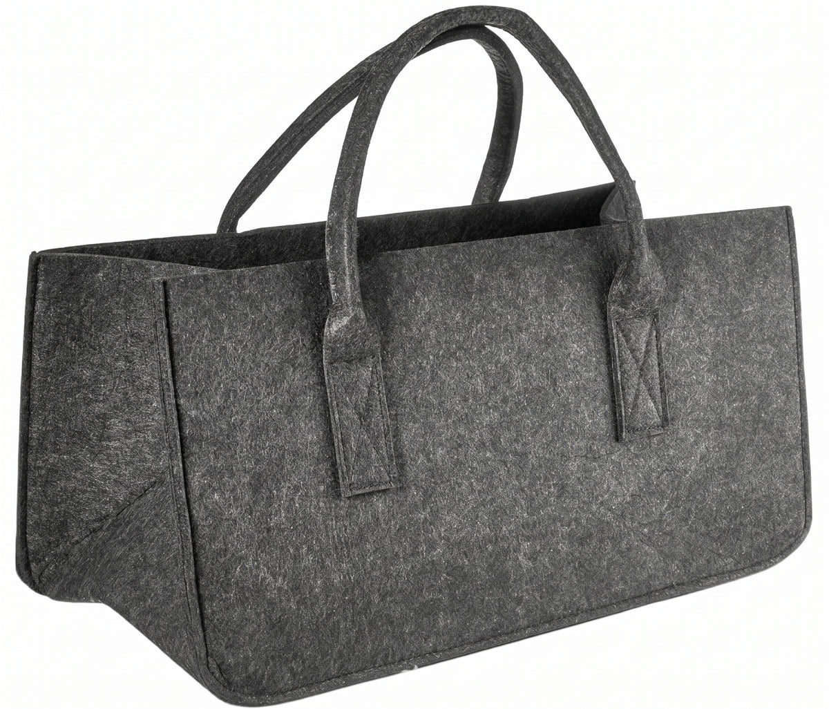Customizable Structured Felt Reinforced Double Handles Tote