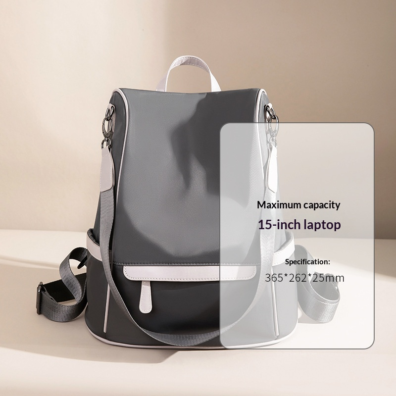 Anti-Theft Waterproof Convertible Nylon Travel Backpack Purse