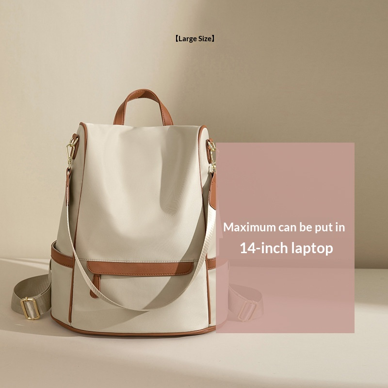Anti-Theft Waterproof Convertible Nylon Travel Backpack Purse